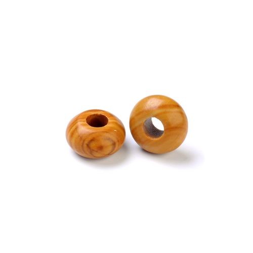 Gemstone bead, Woodlace jasper, hole 5mm; per 10 pcs