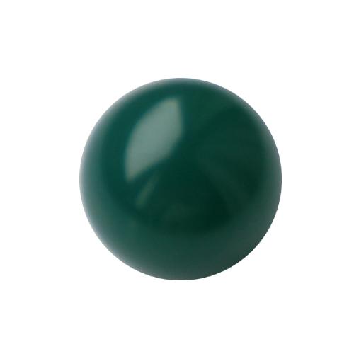 Green Agate, round, no hole, 12mm; per 5 pcs