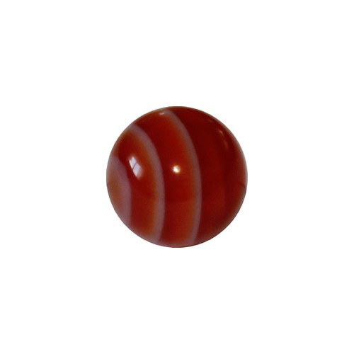 Red Agate, round, no hole, 8mm; per 5 pcs