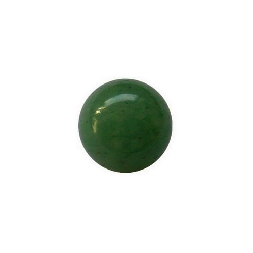 Green Aventurine, dark, round, no hole, 8mm; per 5 pcs