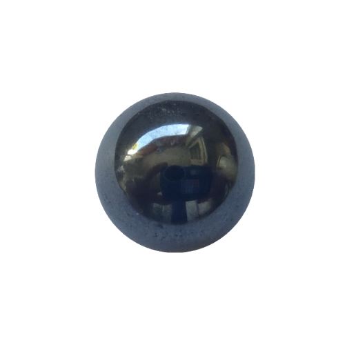 Hematite, round, no hole, 10mm; per 5 pcs