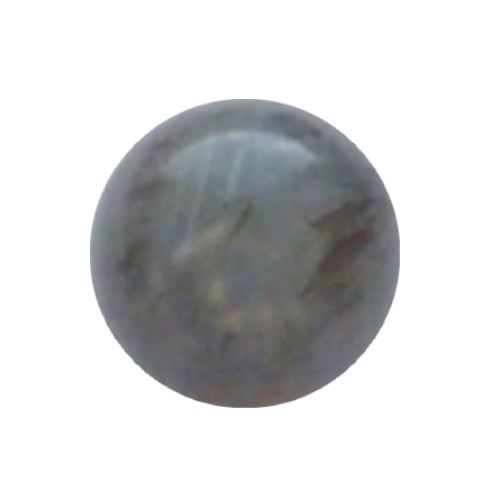 Labradorite, round, no hole, 12mm; per 5 pcs