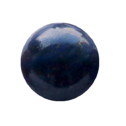 Lapis Lazuli, round, no hole, 16mm; per 5 pcs