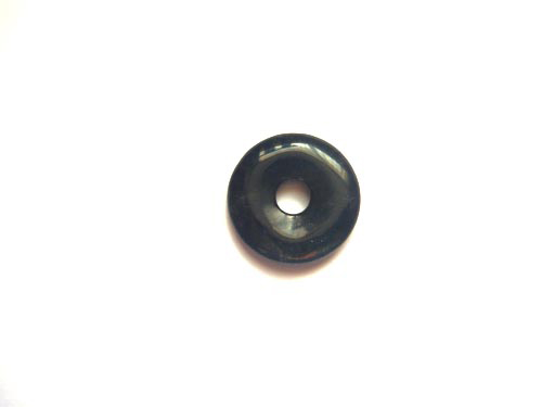 Black Obsidian, donut, Ø25mm; per 5 pcs