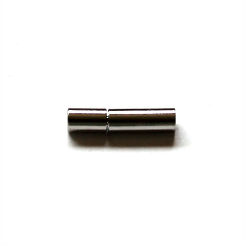 Metal bayonet lock for 2mm, shiny; per 50 pcs