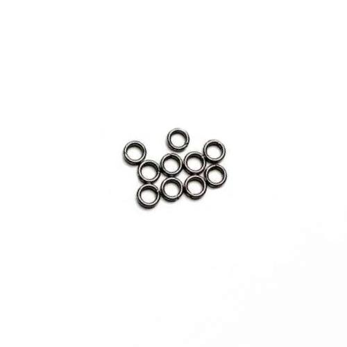Stainless steel open ring 3mm, wire 0.6mm; per 250 stuks