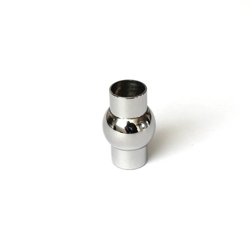 Stainless steel magnetlock for 8mm, shiny; per 10 pcs