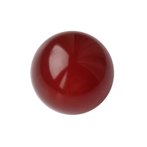 Red Agate, round, no hole, 12mm; per 5 pcs