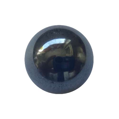 Hematite, round, no hole, 12mm; per 5 pcs