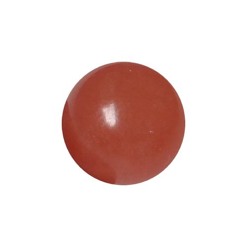 Quartz, dyed peach light, round, no hole, 10mm; per 5 pcs