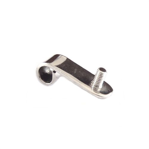 Silver pendant with screw M2.5, pin 5mm; per pc