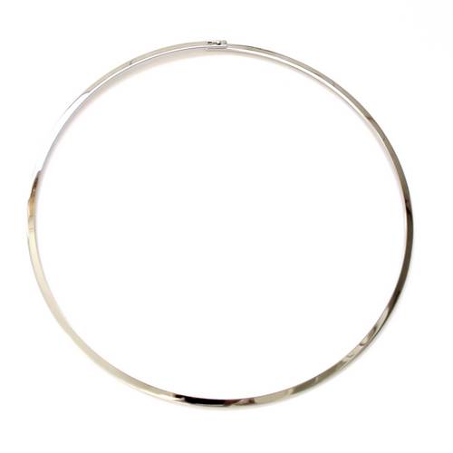Stainless steel choker, 3.5mm, closed backside; per pc