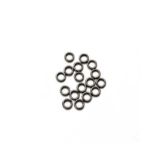Stainless steel open jumpring 4mm, wire 1mm; per 250 pcs